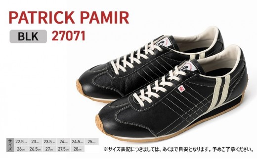 [№5258-8047]1054PATRICK PAMIR BLK 27071【25.0cm（EUサイズ：40）】