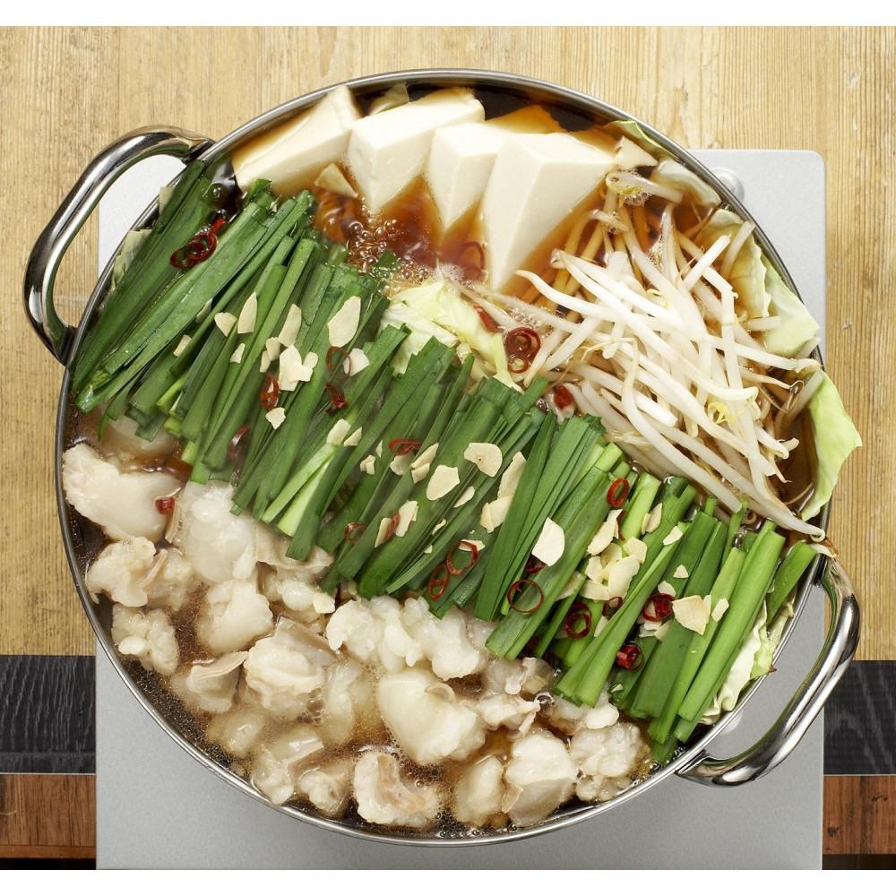 【ふるさと納税】【博多大丸おすすめ品】「海千」博多もつ鍋1人前セット（醤油・味噌） | 肉 お肉 にく 食品 人気 おすすめ 送料無料 ギフト