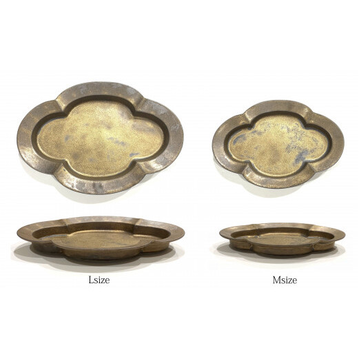 金泥 木瓜皿 L/ Mセット（各1枚） 24to3 西富陶磁器 有田焼 化粧箱入り A30-268_イメージ2