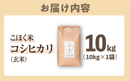 【食味最高ランク特A 2年連続受賞】【減農薬米】滋賀県湖北産 湖北のコシヒカリ 玄米10kg　滋賀県長浜市/株式会社エース物産[AQAK003]