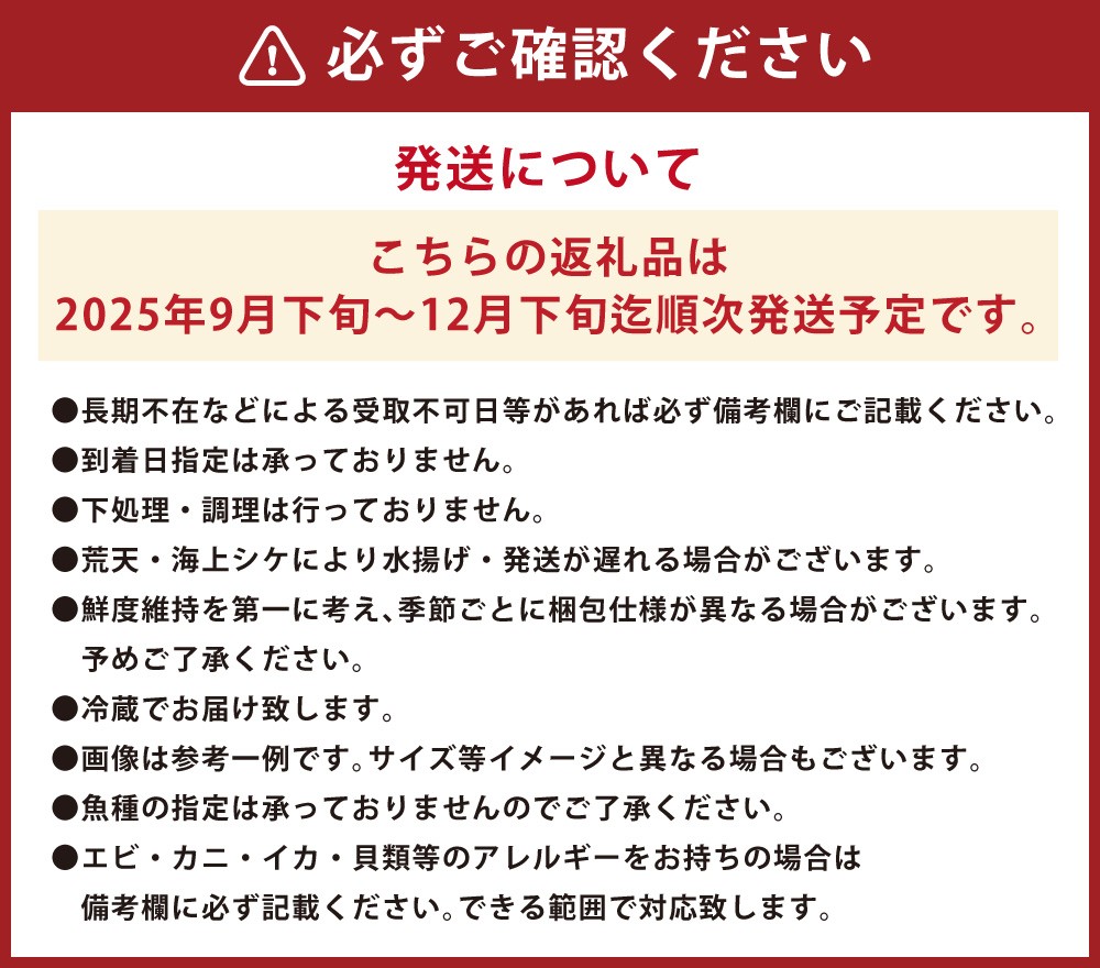 長崎漁港発！長崎近海産鮮魚セット (小) ／ 魚 魚介 鮮魚 海鮮 海産物 刺身 セット 地魚 詰め合わせ 詰合せ つめあわせ 大将農園 長崎県 長崎市 【2025年9月下旬～12月下旬迄発送予定】