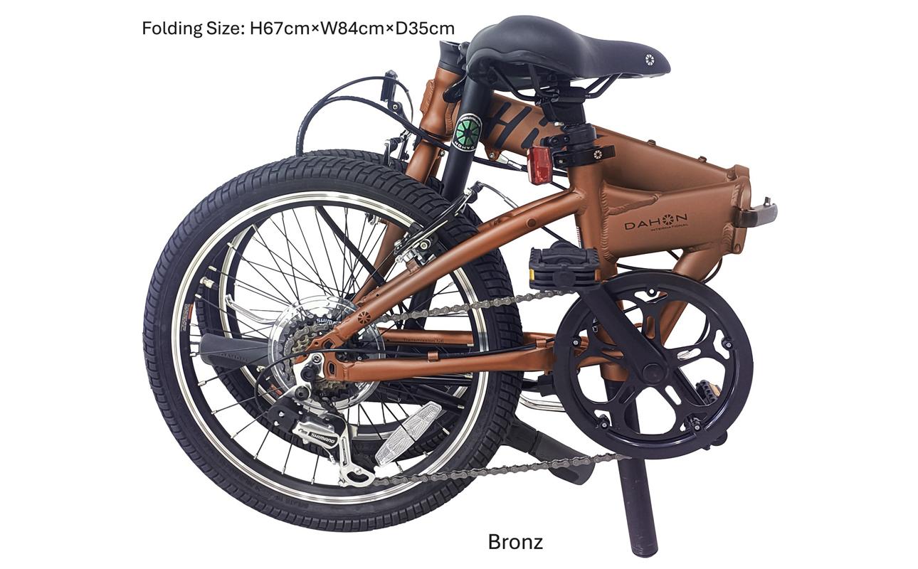 DAHON 折りたたみ自転車 HIT Limited Edition 限定仕様 20インチ 軽量モデル 6段変速 Bronze ブロンズ│武田産業 人気返礼品 ヒットリミテッドエディション フォールデ