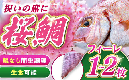 天然 桜鯛 フィーレ 500g 程度《対馬市》【対馬新鮮組】 下処理済 鯛 真鯛 サクラダイ 新鮮 お祝い 冷凍配送 産地直送[WCS013]