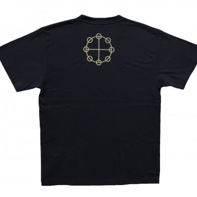 Tシャツ カタカムナ 姫川薬石 ネイビー (半袖 160サイズ)【1619455】