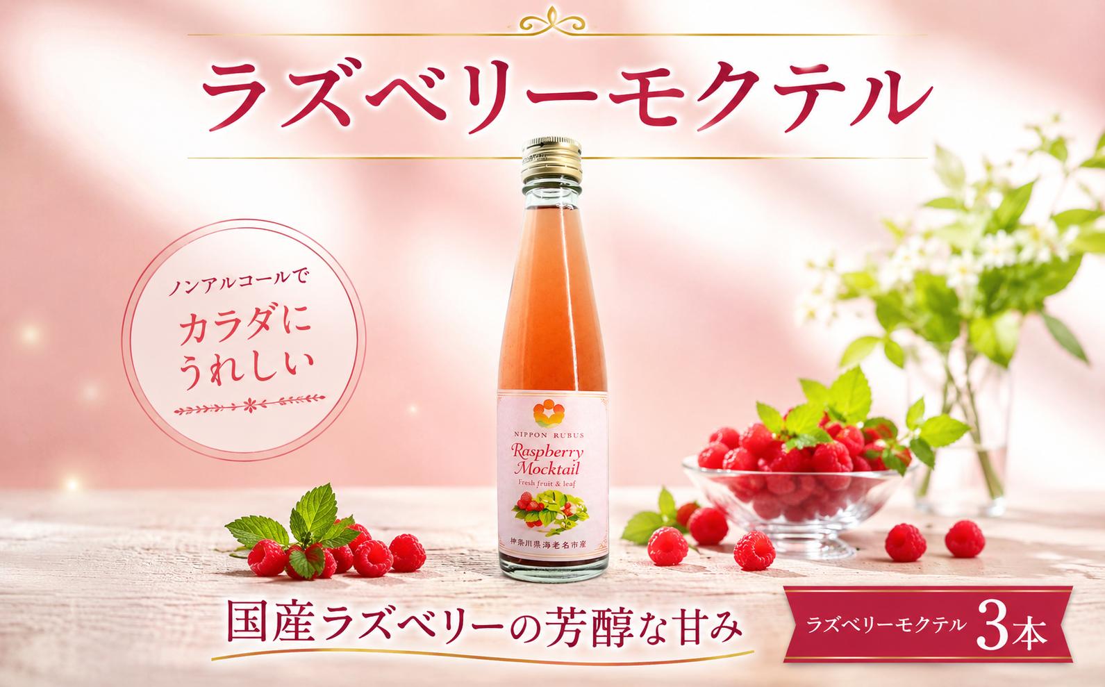 
                  ラズベリー モクテル 200ml 3本セット ノンアルコール 飲料 紅茶 TEA フルーツ 果実 果物 贈答 ラズベリーリーフティー ハーブティー 茶葉 ノンカフェイン 乾燥果実 くだもの らずべりー 手摘み プレゼント おすすめ 川上農園 神奈川 海老名
                