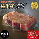 【ふるさと納税】【数量限定】 佐賀牛 サーロイン ステーキ 200g X 3 つるや食品 お肉 ブランド牛 佐賀産 送料無料　A5～A4 人気 ランキング 国産 佐賀県産 黒毛和牛 牛肉 【D320-004】