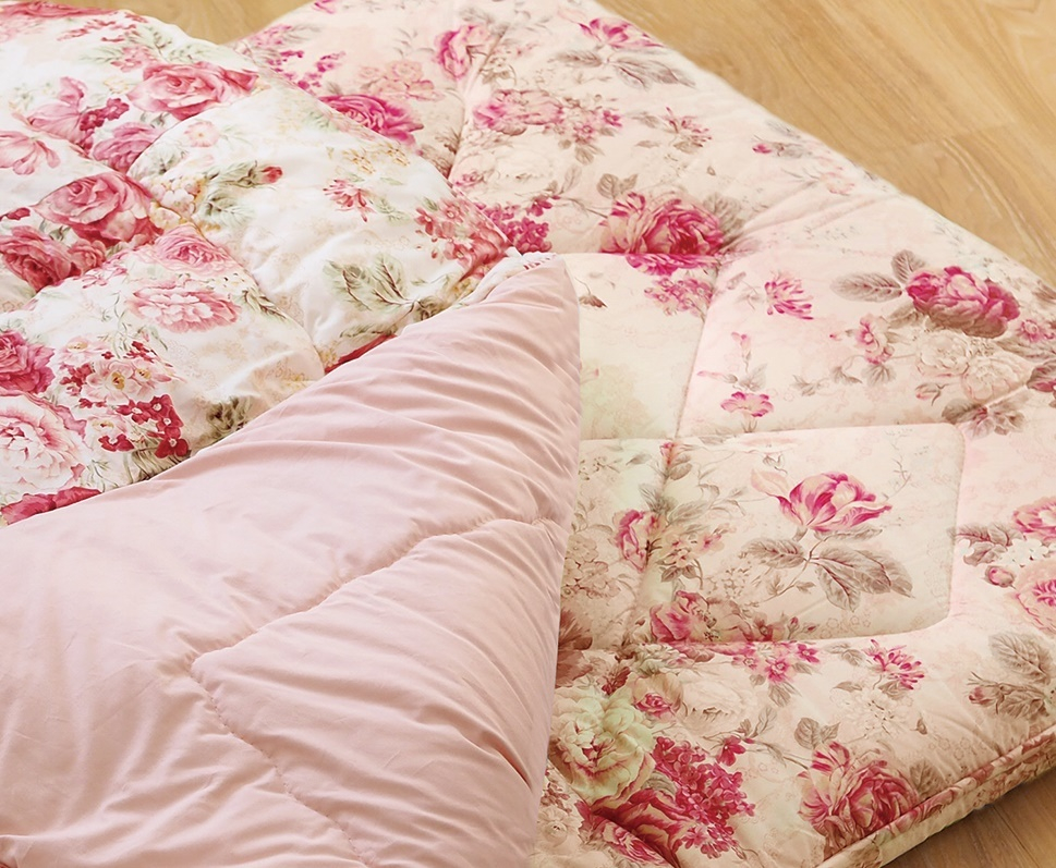 
布団セット [シングル] ピンク 掛けふとん 1枚 敷き布団 1枚 セイラム PI [1913]
