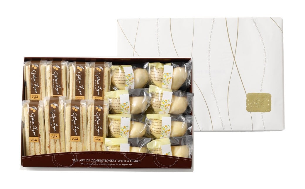 焼き菓子詰め合わせセット ガトー・リヨン8個、恋するレモンケーキ8個入り