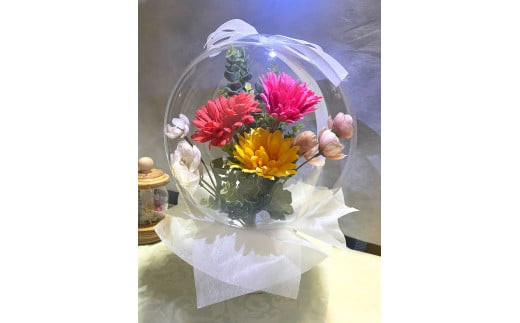 Flower balloon ( フラワー バルーン )  アーティフィシャルフラワー  置き型タイプ 韓国 お花 贈り物