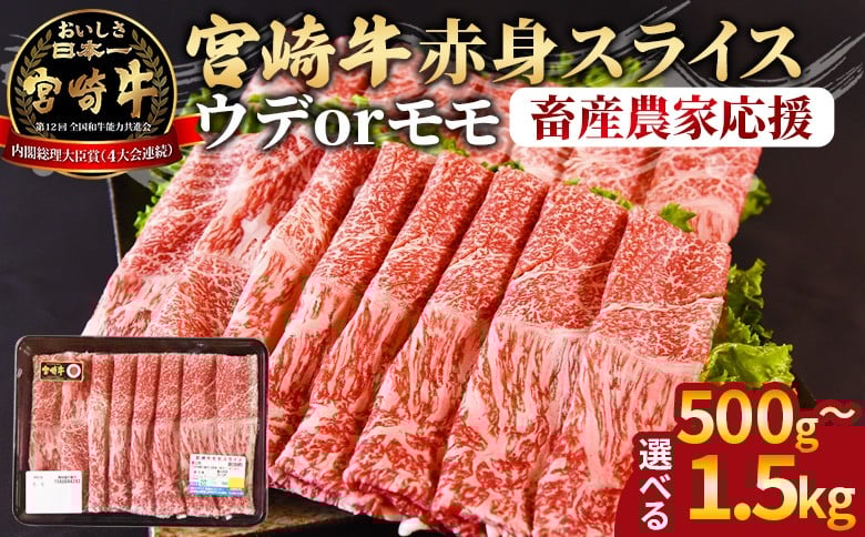 
                  ＜宮崎牛赤身(ウデorモモ)スライス＞ご希望の出荷時期をお選びください。 【 国産 黒毛和牛 牛肉 牛 精肉 スライス 赤身スライス ウデ肉 モモ肉 4等級以上 ブランド牛 赤身 旨味 贈答品 ギフト 贈り物 プレゼント 化粧箱 すき焼き グルメ ミヤチク 宮崎県 国富町 】
                