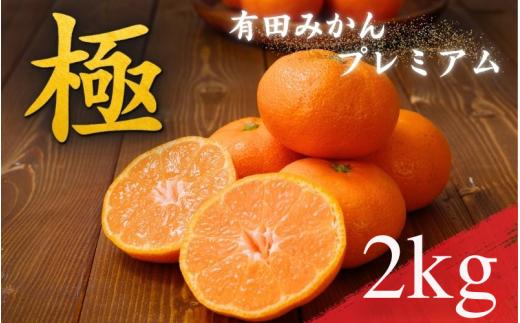 ＼光センサー選別／極 有田みかんプレミアム 約2kg【光センサー 高糖度選別品】2S～Lサイズ 有機質肥料100% ※2025年11月下旬頃～2026年1月上旬頃に順次発送予定 ※北海道・沖縄・離島への配送不可 /　みかん 和歌山県 柑橘 みかん 甘い 蜜柑 フルーツ 果物 くだもの 産地直送 【nuk154E】 