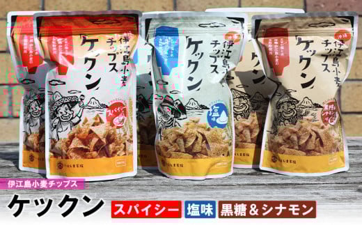 スナック 伊江島 小麦チップス ケックン バラエティー 3種 セット [伊江島物産センター 沖縄県 伊江村 ie47bde210045] 詰め合わせ バラエティ スナック菓子 お菓子 チップス おやつ おつまみ いえじま家族 ケックン ケックンチップス