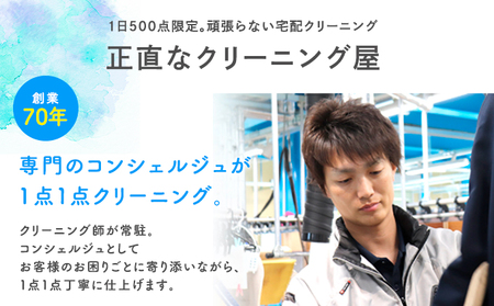 【1年間有効】衣類の宅配クリーニング　5点パック【配送不可：北海道・沖縄・離島】 浜松市