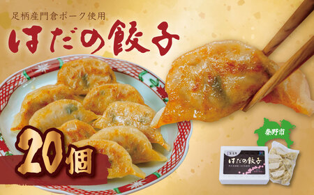 冷凍餃子 秦野産門倉ポーク使用★ジューシー！菖蒲庵謹製はだの餃子 20個入 