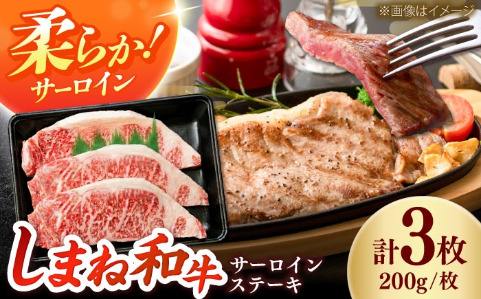 
                  しまね和牛 サーロインステーキ200ｇｘ3枚 和牛 牛肉 ステーキ / 島根県雲南市 / フジキコーポレーション株式会社 [AIEA005]
                