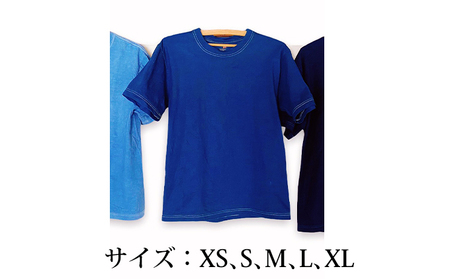 藍染めTシャツ（藍） XLサイズ