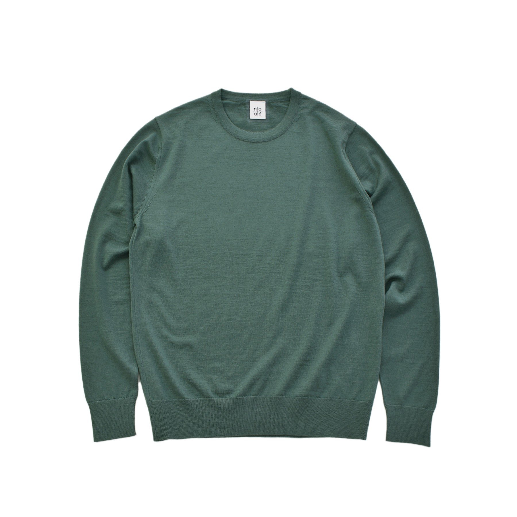 
            ＜ユニセックス＞FF30クルーネックプルオーバー ノアフ グリーン サイズ1 ニット ファッション おしゃれ 日本製 秋 冬 プレゼント ギフト 第一ニットマーケティング BM0514
          