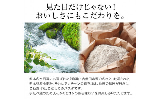 御船町 福永幸山堂のそらいろパスタ 6個入り《30日以内に出荷予定(土日祝除く)》熊本県 御船町 福永幸山堂 パスタ 青いパスタ---sm_sorapt_30d_23_14500_6p---