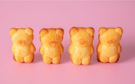 くまのマドレーヌ24個入り（レモン風味 詰め合わせ）焼き菓子 マドレーヌ 個包装 スイーツ デザート かわいい くま お菓子 メッセージカード プレゼント対応 横須賀 【パティスリーハダ】 [AKAM