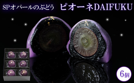 SPオパールのぶどう　ピオーネ　1箱6個入【1_5-030】