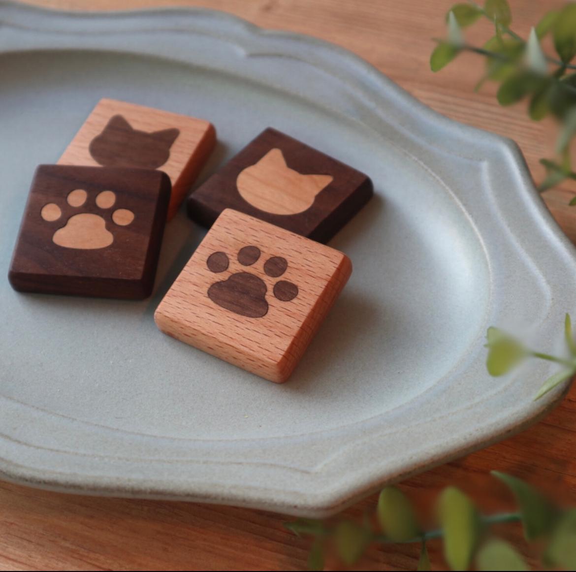 猫のクッキーマグネット　４種セット 272183_CZ009