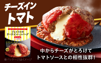 【全6回定期便】ジョイフル ハンバーグ 30個 ( チーズイン + トマトソース)《築上町》【株式会社 ジョイフル】 [ABAA049]