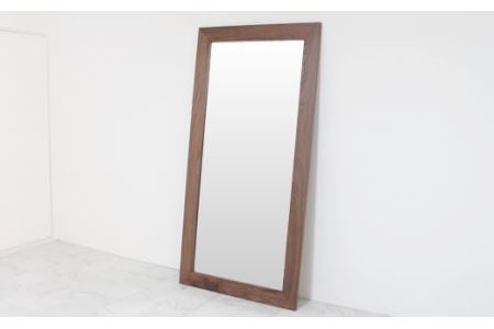「ウォールナット_姿見 Full length mirror 890」｜全身鏡 ミラー 木製フレーム
