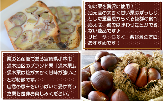 【先行受付】ごろごろ須木栗の贅沢テリーヌ 8個（栗 お菓子 人気 スイーツ ギフト 贈答用 数量限定 送料無料）