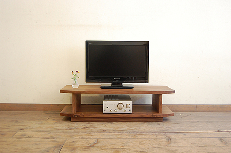 【無垢材のコンパクトテレビ台】miniテレビボード 80 ウォールナット