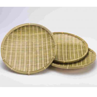 ふるさと納税 別府市 別府の伝統工芸竹細工　青竹丸ザル30cm　3枚組 【山下工芸】
