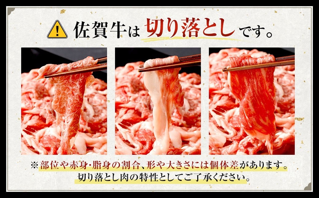 博多和牛焼肉用500g＋佐賀牛切り落とし400g 計900g（計2パック）
