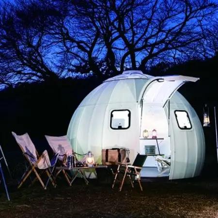 組み立て簡単なDIY型ドームハウス「EZ DOME HOUSE(イージードームハウス)」【配送不可地域：離島・北海道・沖縄県】【1546961】