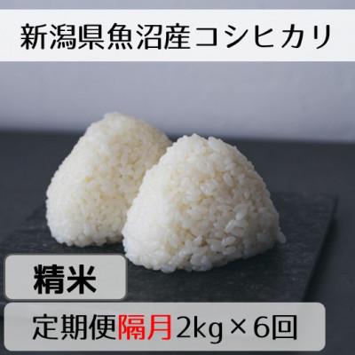 ふるさと納税 十日町市 【2ヵ月毎定期便】新潟県魚沼産コシヒカリ「山清水米」精米2kg全6回