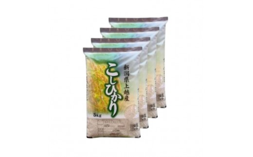 
                  【令和8年産 先行予約】 コシヒカリ 無洗米 新潟県 上越産 20kg (5kg×4) 12か月 定期便 こしひかり 五つ星お米マイスターのいるお店 お米 精米 米 ご飯 大黒屋商店
                