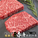 【ふるさと納税】飛騨牛 赤身ステーキ 3枚 日時指定可 熟成肉 飛騨の牧場で育った熟成飛騨牛『山勇牛』赤身 ステーキ 30日以上熟成 牛肉 和牛 肉 熨斗掛け 赤身肉 熟成肉 ［Q111］