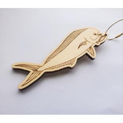 ふるさと納税 佐川町 【シイラ・ニッケル】11種から選べる ヒノキ薫る 魚のウッドキーホルダー