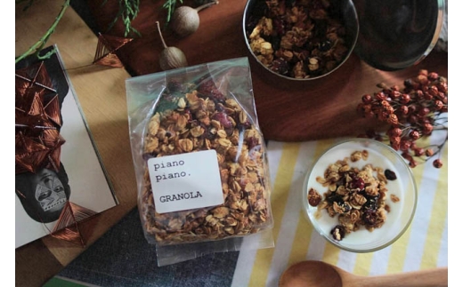 手作りごろごろグラノーラ240g×2袋セット ／ 朝食 おやつ 間食 おつまみ シリアル オーツ麦 大きめ ナッツ ドライフルーツ 蜂蜜 きび砂糖 アレンジ 埼玉県 No.610