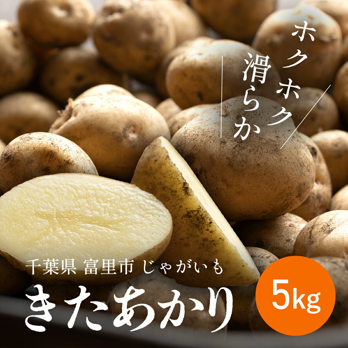 【ふるさと納税】【2025年5月上旬より順次配送】富里産　じゃがいも「きたあかり」5kg / ふるさと納税 きたあかり じゃがいも ジャガイモ 芋 ほくほく 千葉県 富里市 採れたて とれたて 産地直送 農家直送 千葉県産 ちば 富里 美味しい おいしい TME009