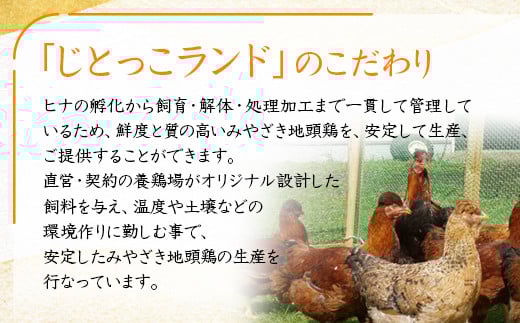 ブランド「じとっこ」みやざき地頭鶏 炭火焼・ウインナーセット＜1.5-24＞
