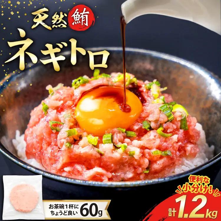 【ネギトロ】 ネギトロ まぐろたたき 60g 20パック FY03