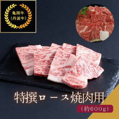 【ふるさと納税】京都肉(亀岡牛・丹波牛)特選ロース焼肉用約600g【配送不可地域：離島】【1097658】