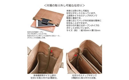 取り外し可能な仕切り付き スクエアポケポケトート／A4　バンナイズ バリスティック ナイロン ブラック PC収納 機能的 ノートPC収納 仕切り ネイビー