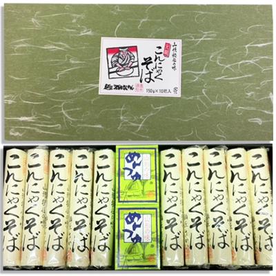 ふるさと納税 山形市 【酒井製麺所】山形秘伝の味 こんにゃくそば詰合せ 10把(20人前)つゆ付 FZ26-799 |  | 01