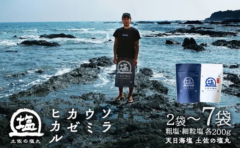 
            天日海塩 土佐 塩丸 食べ比べ 選べる 2～7袋 青丸 白丸 各1袋 天日塩 調味料 塩 セット 小分け 便利 料理 アレンジ 人気 ギフト 贈答用 プレゼント 職人 手づくり 甘み 旨味 ふるさと納税塩
          