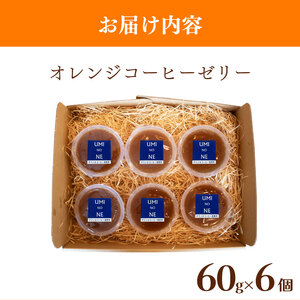 オレンジコーヒーゼリー 60g×6 | ゼリー ゼリー ゼリー ゼリー ゼリー ゼリー EW