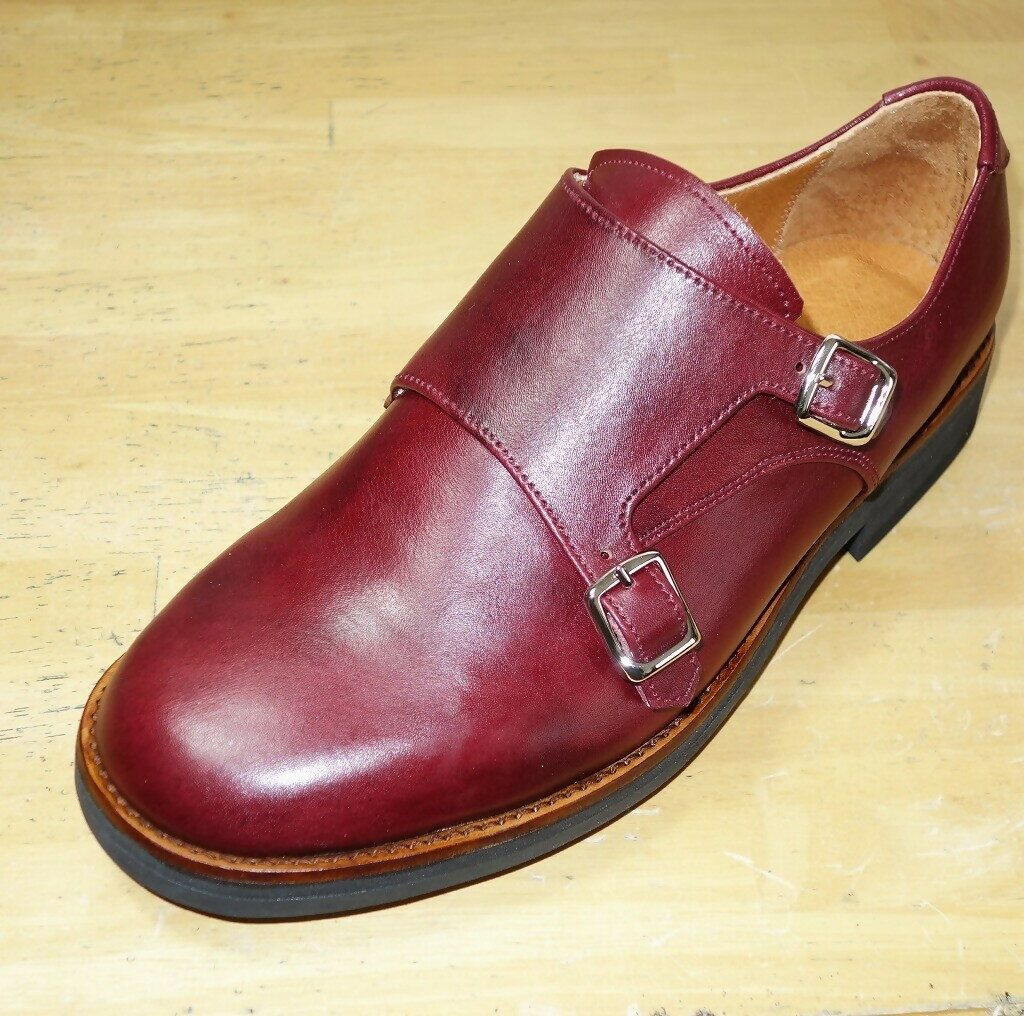 【ふるさと納税】ハンドメイド の オーダー 紳士 革靴（ダブルモンクストラップ） | 工房Sei 靴 シューズ オーダーメイド 選べる デザイン 色 24cm～26.5cm 岐阜県 美濃加茂市 送料無料