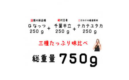 三種落花生味比べセット(750g)各250g|千葉県旭市 落花生