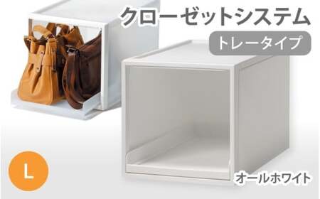 クローゼットシステム トレータイプL　CS-T6 (3色からお好きなカラーが選べる)  ／ オールホワイト 収納 ライクイット like-it 奈良県 葛城市【like095-3】