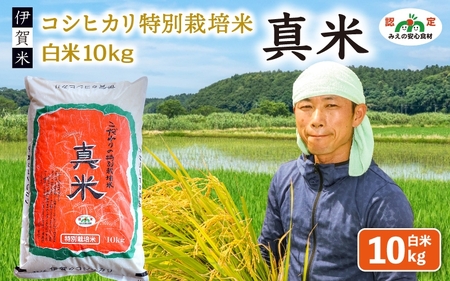 伊賀米コシヒカリ特別栽培米「真米」白米10kg