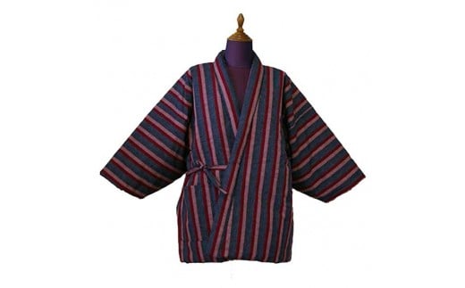 
601．縞柄打合せはんてん
